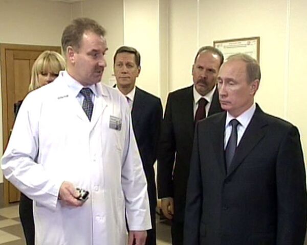 Ивановские врачи рассказали Путину, как сыграли в футбол с бразильцами