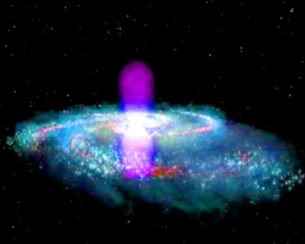 Гамма-телескоп Ферми обнаружил гигантские космические пузыри