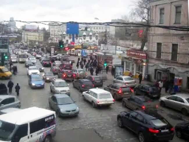 Сложные развязки Москвы: площадь перед Белорусским вокзалом