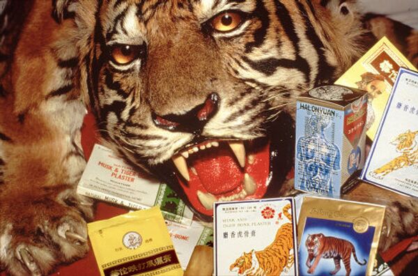 Тигриная шкура и продукты из тигра