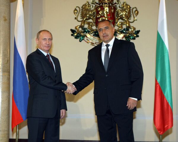 Премьер-министр РФ Владимир Путин встретился в Софии с премьер-министром Болгарии