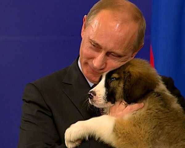 Путин увез из Болгарии собаку
