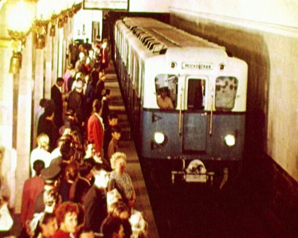 Экскурсия по первой линии ленинградского метро. 1971 год
