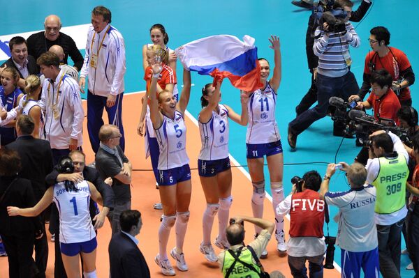 Чемпионат мира по волейболу среди женских команд выиграли россиянки