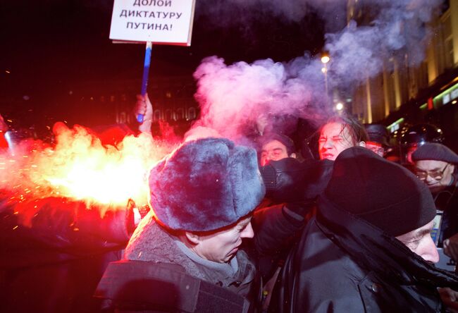 Акция День гнева прошла в Москве