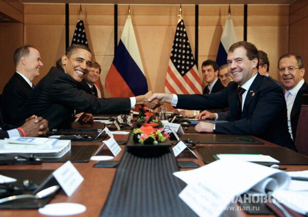 Встреча Дмитрия Медведева и Барака Обамы