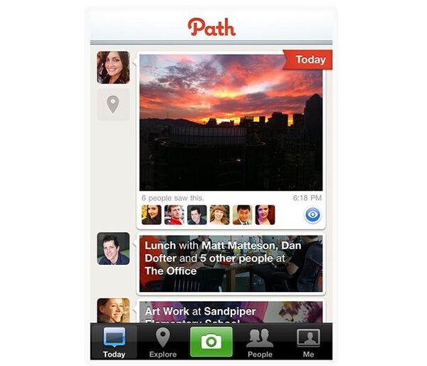 Социальная сеть Path