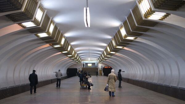 Станция Ленинская Нижегородского метрополитена, архивное фото