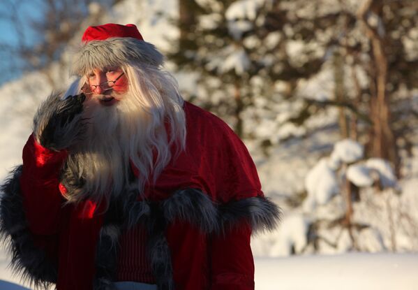 Международные игры Санта-Клаусов проходят в Норвегии