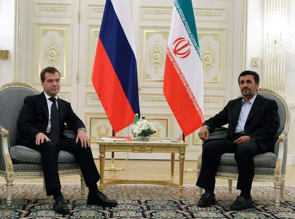 Встреча Дмитрия Медведева с президентом Ирана Махмудом Ахмадинежадом