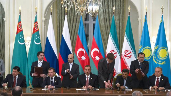 Подписание совместных документов по итогам Третьего Каспийского саммита