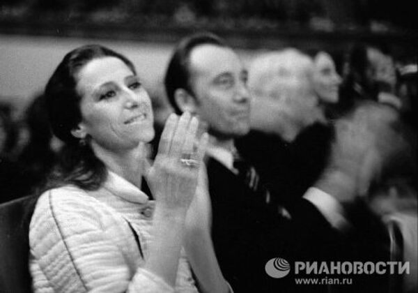Солистка Большого театра Майя Плисецкая с супругом композитором Родионом Щедриным