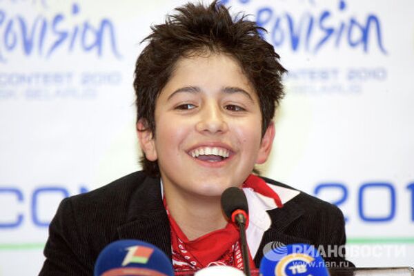 Победитель детского песенного конкурса Евровидение-2010 Владимир Арзуманян