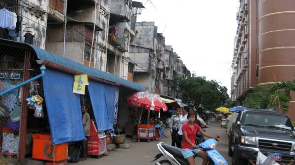 На улицах в Камбодже. Архивное фото