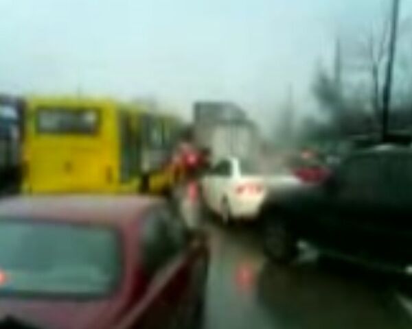 Несколько аварий парализовали движение по ленинградскому шоссе