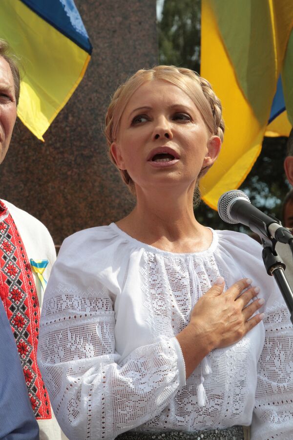 Лидер БЮТ Юлия Тимошенко. Архив