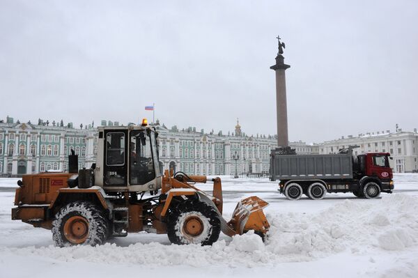 Снегопад в Санкт-Петербурге. Архив