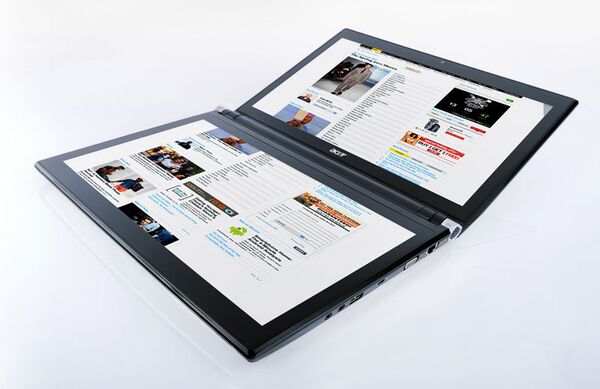 Ноутбук с двумя экранами - Acer Iconia