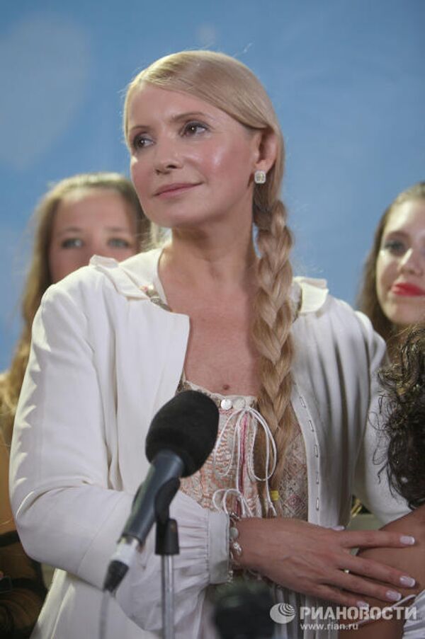 Юлия Тимошенко на ХI Всеукраинском благотворительном детском фестивале Черноморские игры