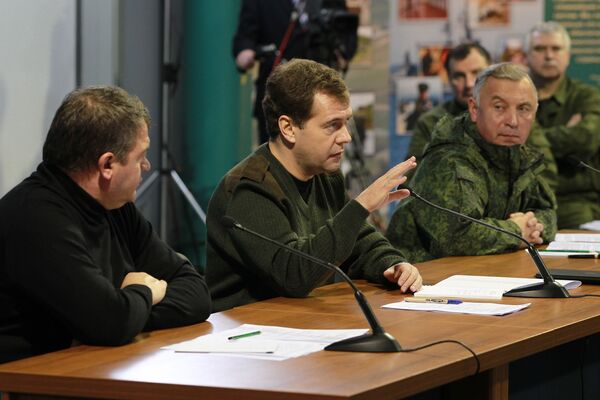 Президент РФ Д.Медведев посетил полигон Гороховецкий в Нижегородской области