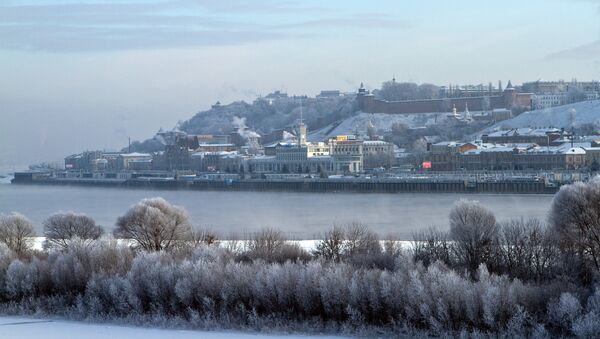 Зима в Нижнем Новгороде. Архив