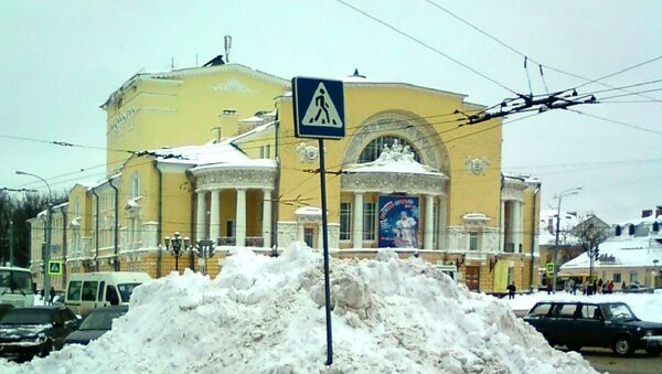 Снегопад в Ярославле, архивное фото