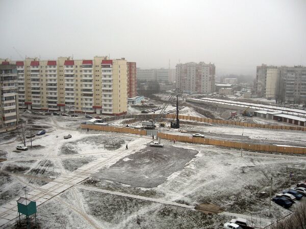В Железногорске выпал первый снег 