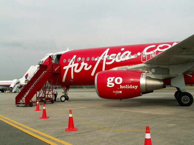 Самолет авиакомпании AirAsia