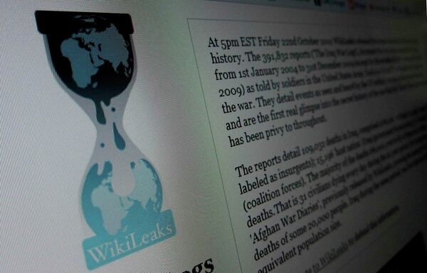Страница сайта www.wikileaks.org