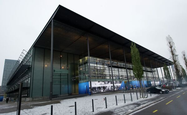 Здание выставочного центра Мессе Цюрих