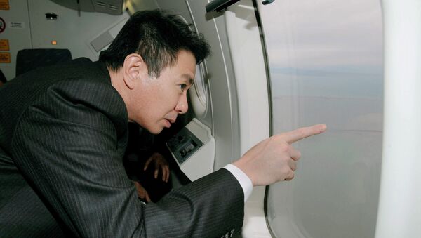 Министр иностранных дел Японии осмотрел Курильские острова с воздуха
