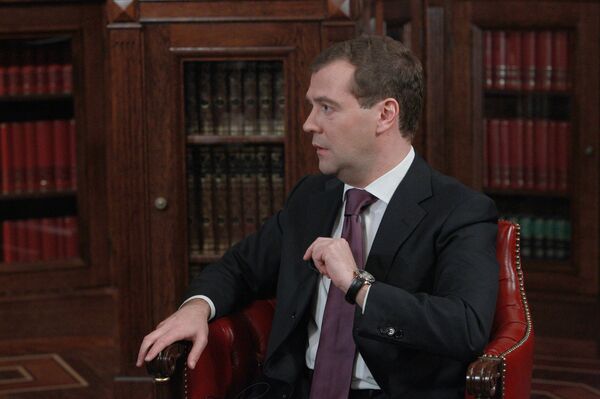 Президент РФ Д.Медведев дал интервью польским средствам массовой информации