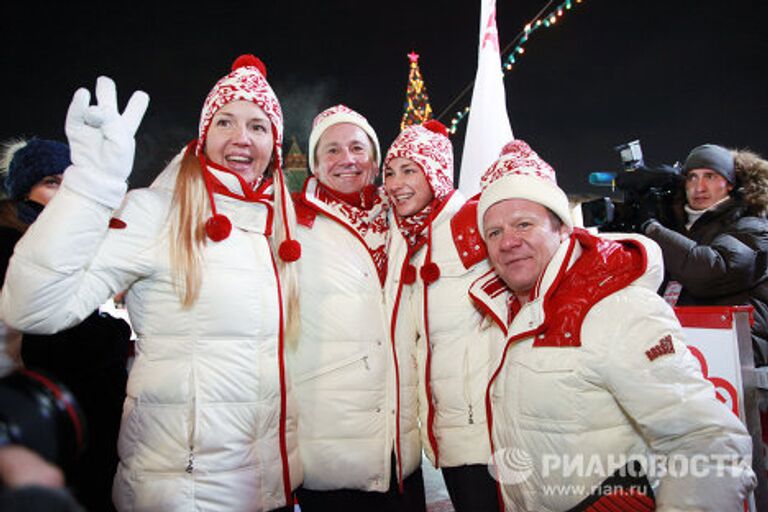 Торжественное открытие ГУМ-Катка на Красной площади