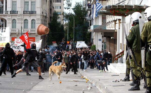 Столкновения в Афинах