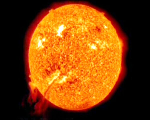 НАСА запечатлело один из самых мощных взрывов на Солнце
