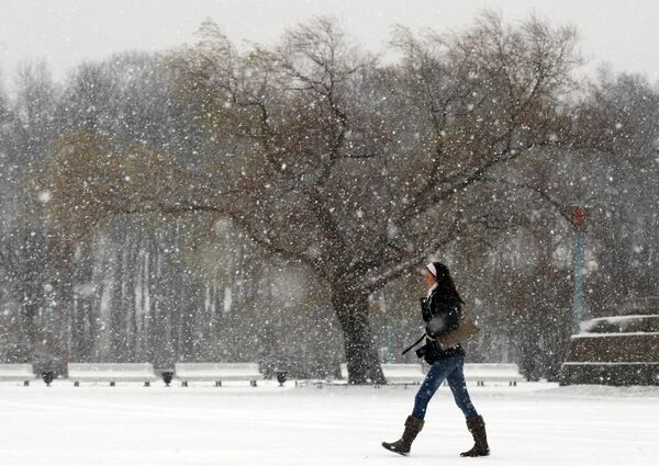 Сильные снегопады ожидаются с четверга в центральных областях России