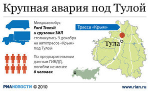 Крупная авария под Тулой
