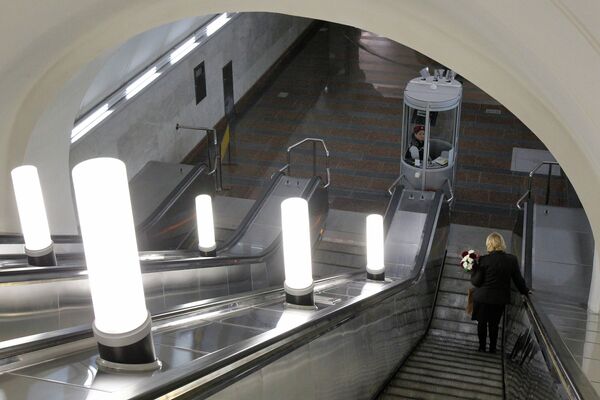 Открытие перехода на станции метро Белорусская в Москве