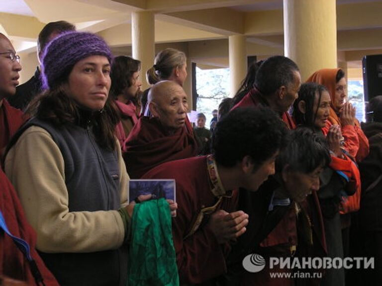 Учения Далай-ламы для российских буддистов в индийском городе Дхарамсале