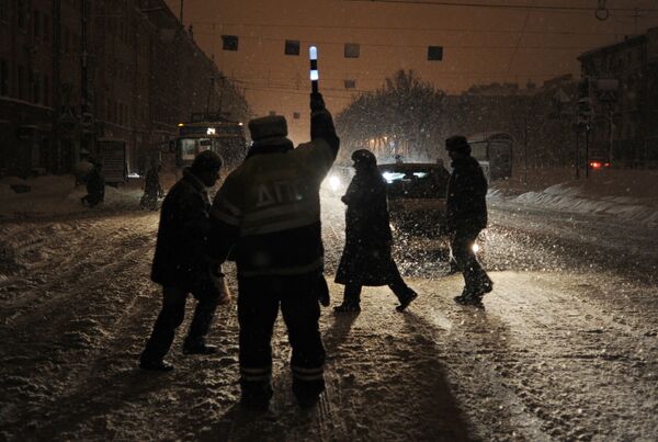 Отключении электричества на ряде центральных улиц Санкт-Петербурга