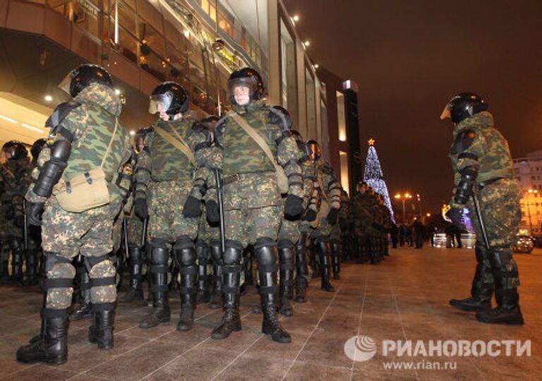 Ситуация на площади Киевского вокзала в Москве