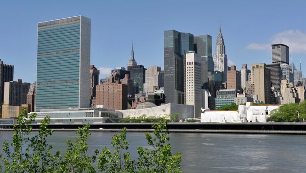 Здание ООН в Нью-Йорке. Архив