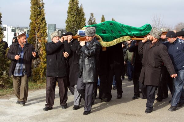 Похороны председателя Духовного управления мусульман Кабардино-Балкарии Анаса Пшихачева
