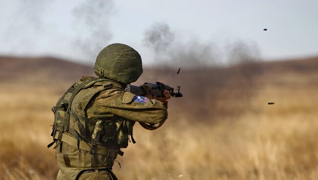 Российский военнослужащий. Архивное фото