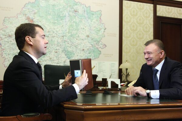 Встреча Дмитрия Медведева с Олегом Ковалевым