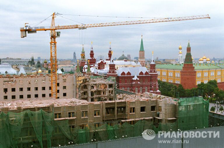 Реконструкция здания  гостиницы Москва