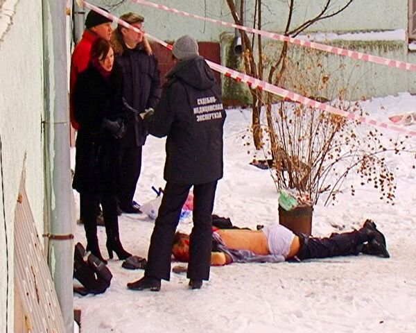 Стоп-кадры видеозаписи на месте убийства бизнесмена в Москве