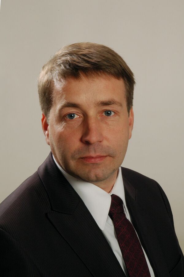 Министр сообщения Латвии Улдис Аугулис. Архивное фото