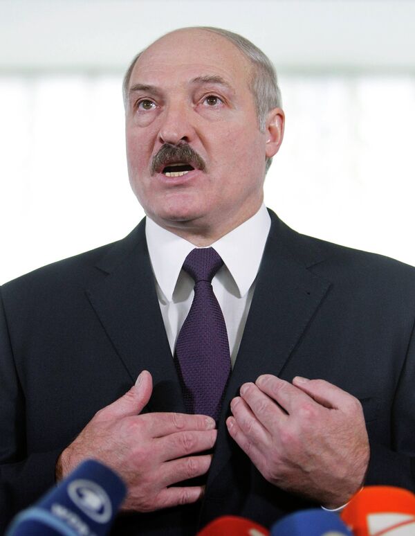 Александр Лукашенко на выборах президента Белоруссии 19 декабря