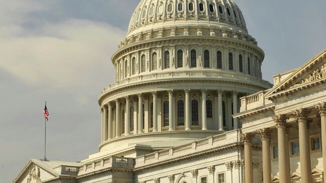 Здание американского Сената в Вашингтоне, архивное фото